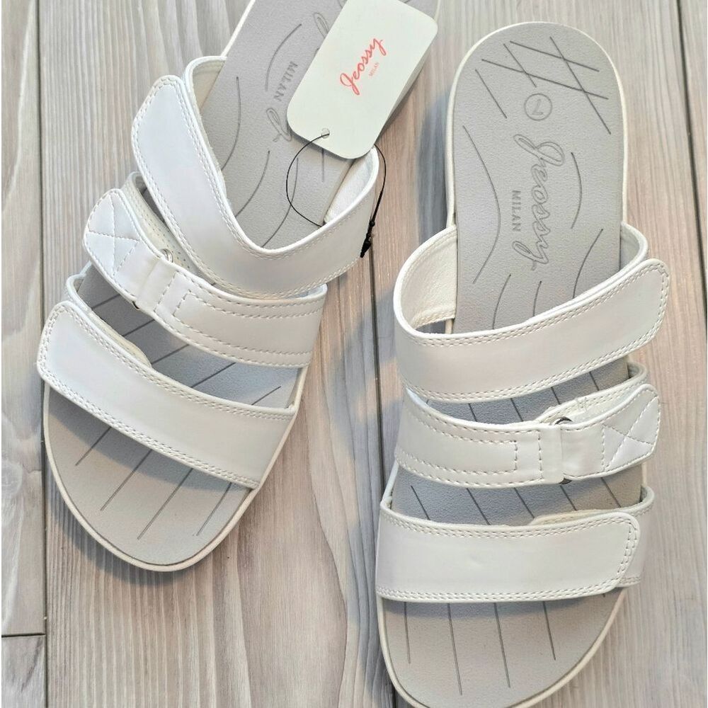 (S-4484) Jeossy Women's Platform Slide Sandals Sz 7